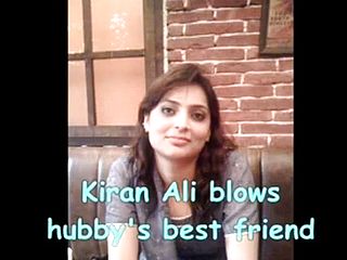Sumptuous Pakistani Wife Kiran Ali Inhaling Buddies Wood