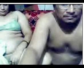 Mature indian duo on highly elder cam recording
